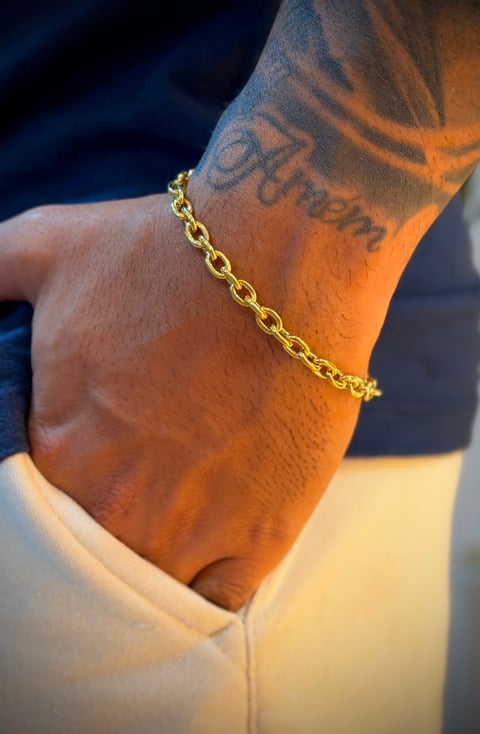 PULSEIRA CADEADO DE 4MM | Everest Jóias