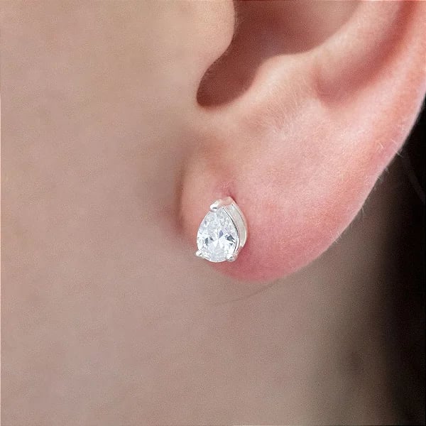 Brinco gota cristal | Linqui