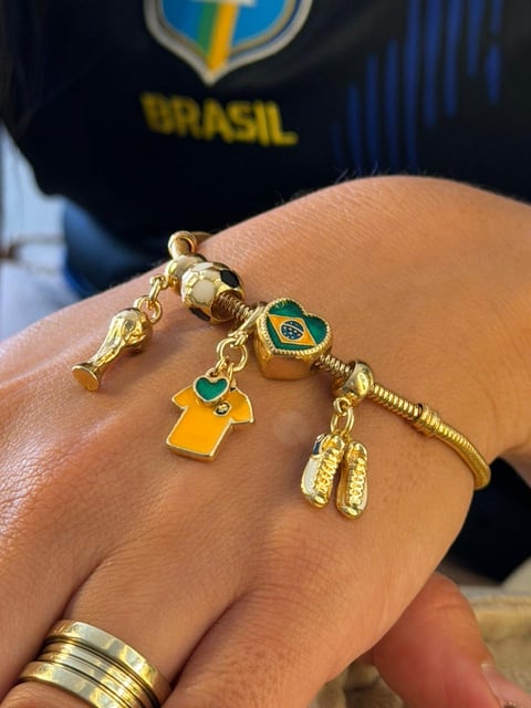 PULSEIRA PANDORA COPA DO MUNDO | Everest Jóias