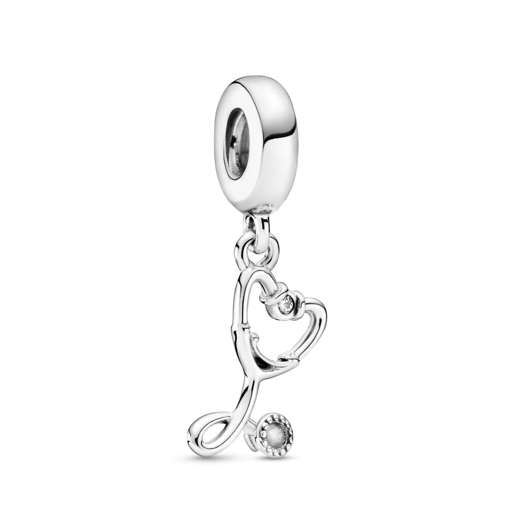 Charm Pendente Estetoscópio Coração | Like Joias e Acessórios (2)