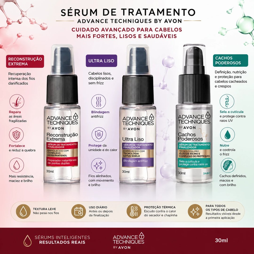Serum de Tratamento 30ml ADVANCE TECHNIQUES | Loja Chrysdape
