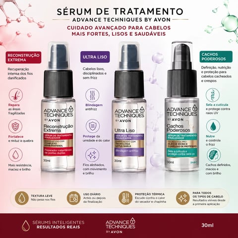 Serum de Tratamento 30ml ADVANCE TECHNIQUES | Loja Chrysdape