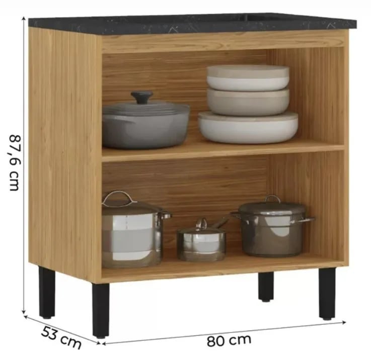 Balcão Porto para Cooktop 5 Bocas - Itatiaia | ELETRO KIT (2)