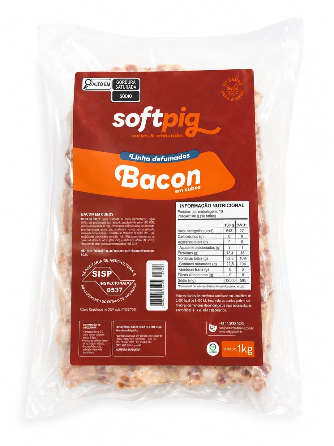 Bacon Cubos Soft Pig | Prime frios