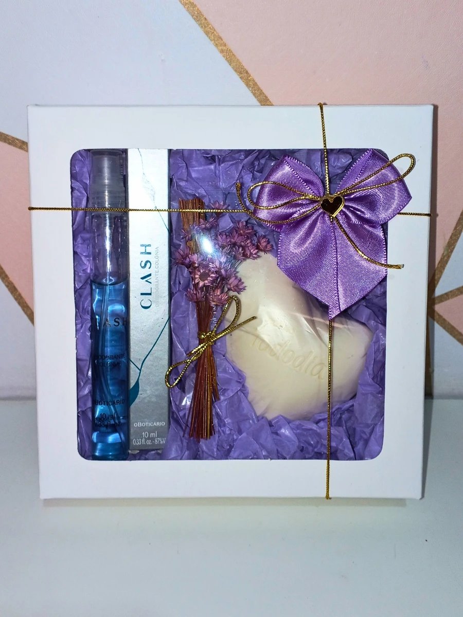 Kit perfume de bolso e sabonete coração OBoticario (04 OPÇÕES) | Loja Chrysdape (2)