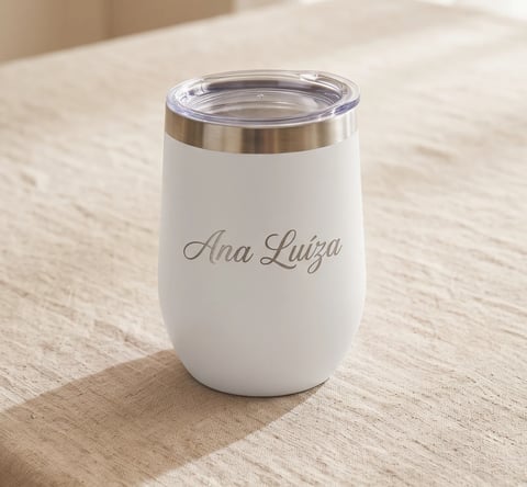COPO TÉRMICO GLUB PERSONALIZADO - 350ML | Like Joias e Acessórios