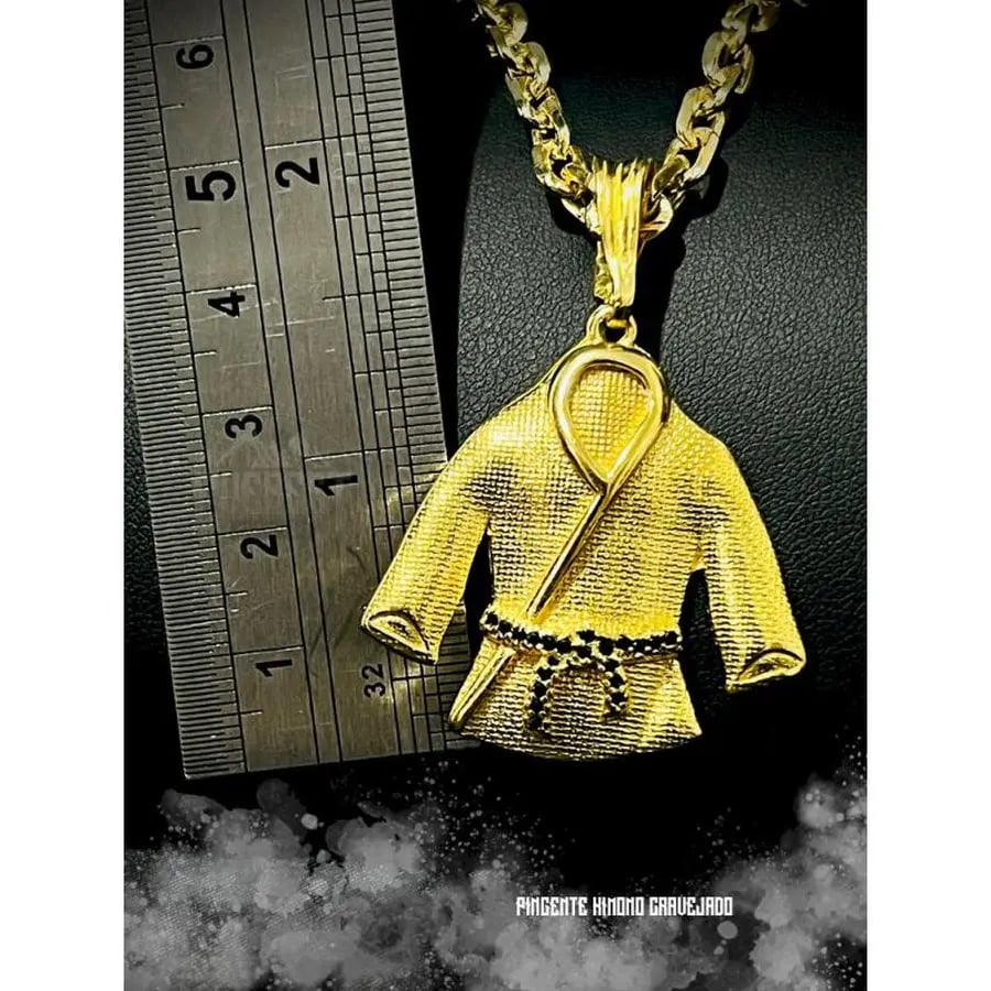 PINGENTE KIMONO CRAVEJADO | Everest Jóias (2)