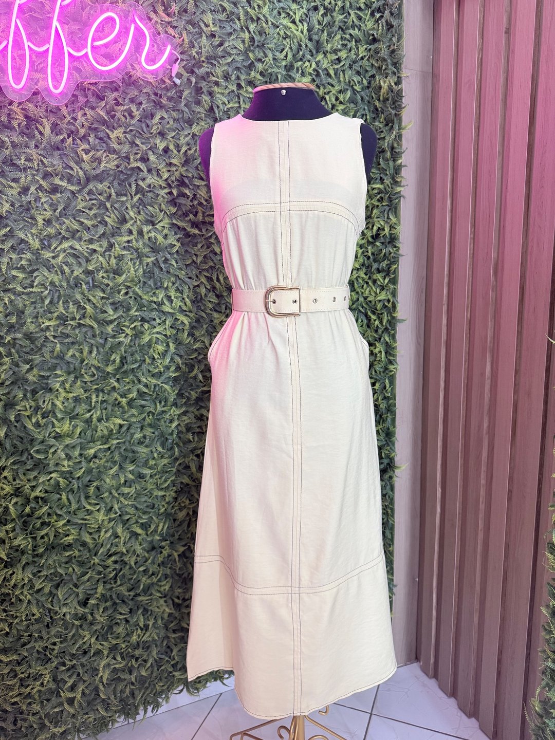 Vestido de cinto VT84 | Dryffer Fashion (4)
