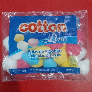 ALGODAO BOLA COTTON LINE 30G COLORIDO | Evidenci distribuidora
