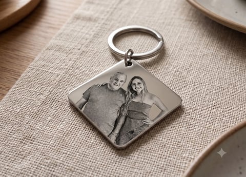 Chaveiro Personalizável Aço Inox | Like Joias e Acessórios