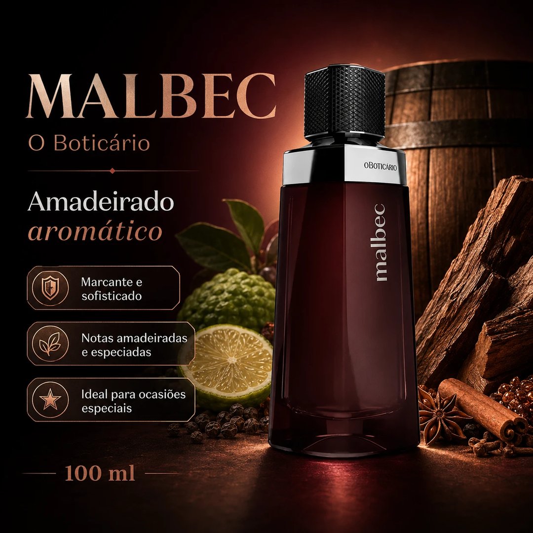 Perfume MALBEC TRADICIONAL 100ml | Loja Chrysdape