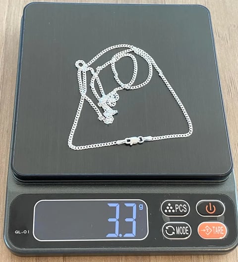 L1-54 Corrente Grumet DC 1,9mm 60cm | Everest Jóias