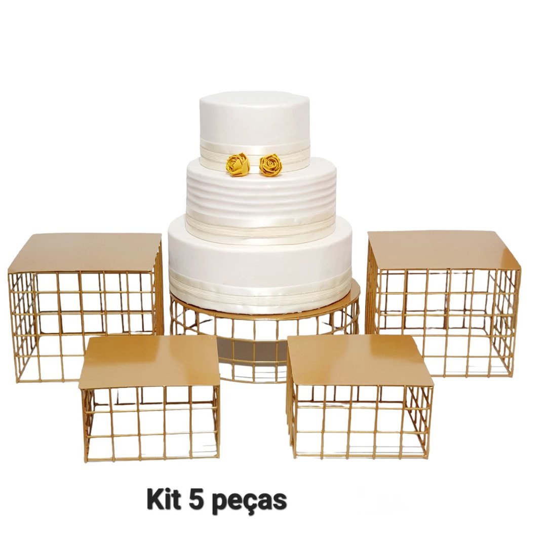 KIT 5 PEÇAS QUADRICULADA | ART'S FERRO