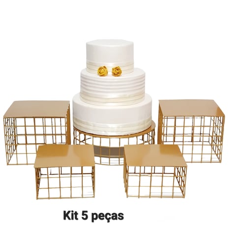 KIT 5 PEÇAS QUADRICULADA | ART'S FERRO