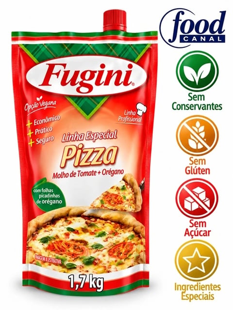 FOOD MOLHO TOMATE FUGINI PIZZA SACHE 6X1,7KG | Central de Negócios B2B