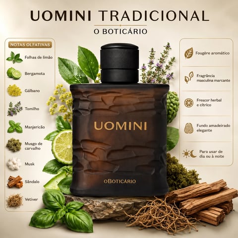 Perfume UOMINI 100ml | Loja Chrysdape