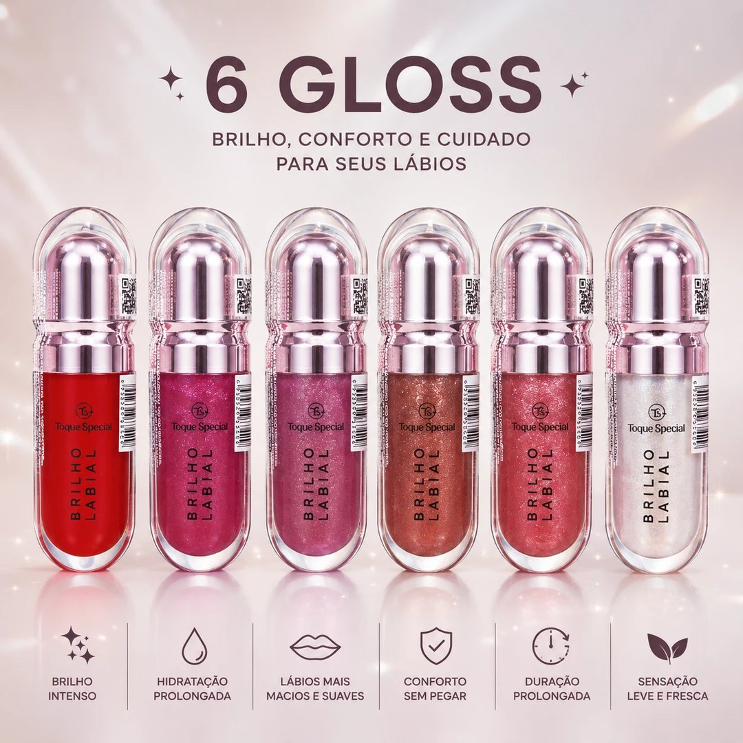 Gloss Brilho labial com glitter | Loja Chrysdape
