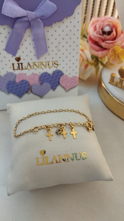 Pulseira INFANTIL Folheada 4170020 | Gestor Lilannus Ltda