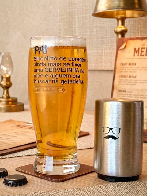 Copo Kit Pai Cervejeiro | Like Joias e Acessórios