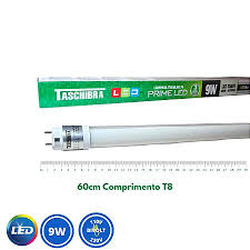LAMPADA TASCHIBRA LED TUBULAR 9,9W BIVOLT 60CM | Evidenci distribuidora