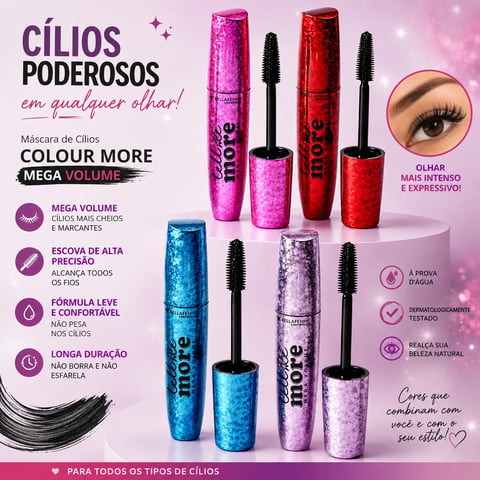 Mascara de Cílios Tell me more PRETA | Loja Chrysdape