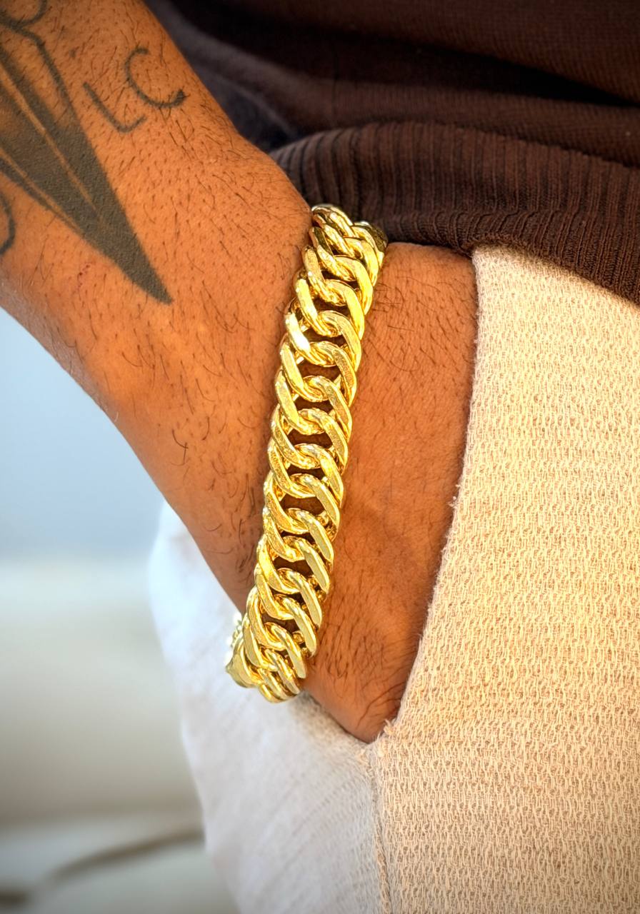 PULSEIRA GRUMET GORDA DE 15MM (FECHO COM DOBRADIÇA) | Everest Jóias