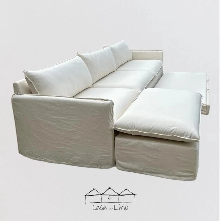 Sofá Daniela Com Cama Auxiliar 1,88x0,80 | Casa do Lírio (2)