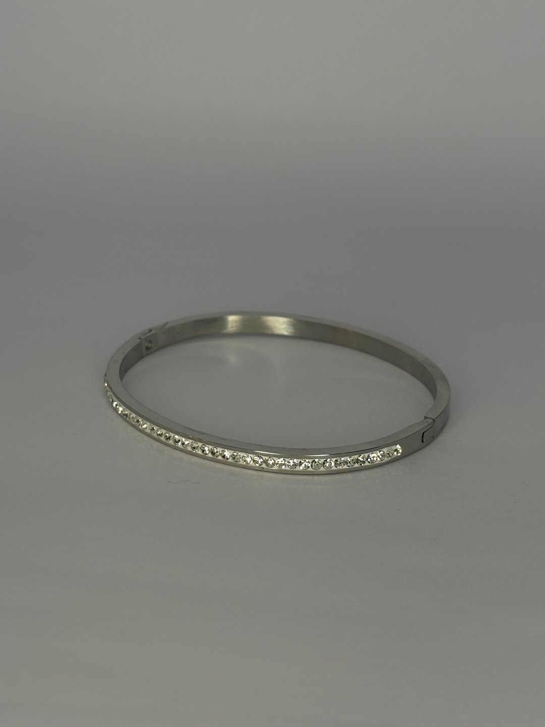 Bracelete aço prata | X1joias
