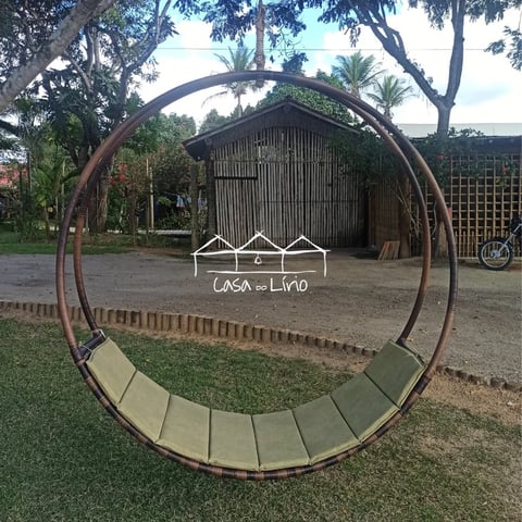 Balanço Suspenso Jardim - Com Estofado | Casa do Lírio