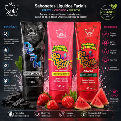 Sabonete facial 100ml | Loja Chrysdape