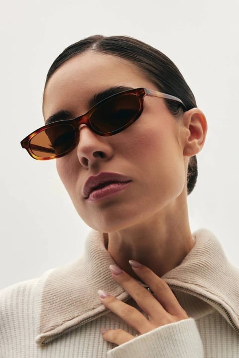 Óculos de Sol Quadrado Milano Tortoise Brown | Like Joias e Acessórios