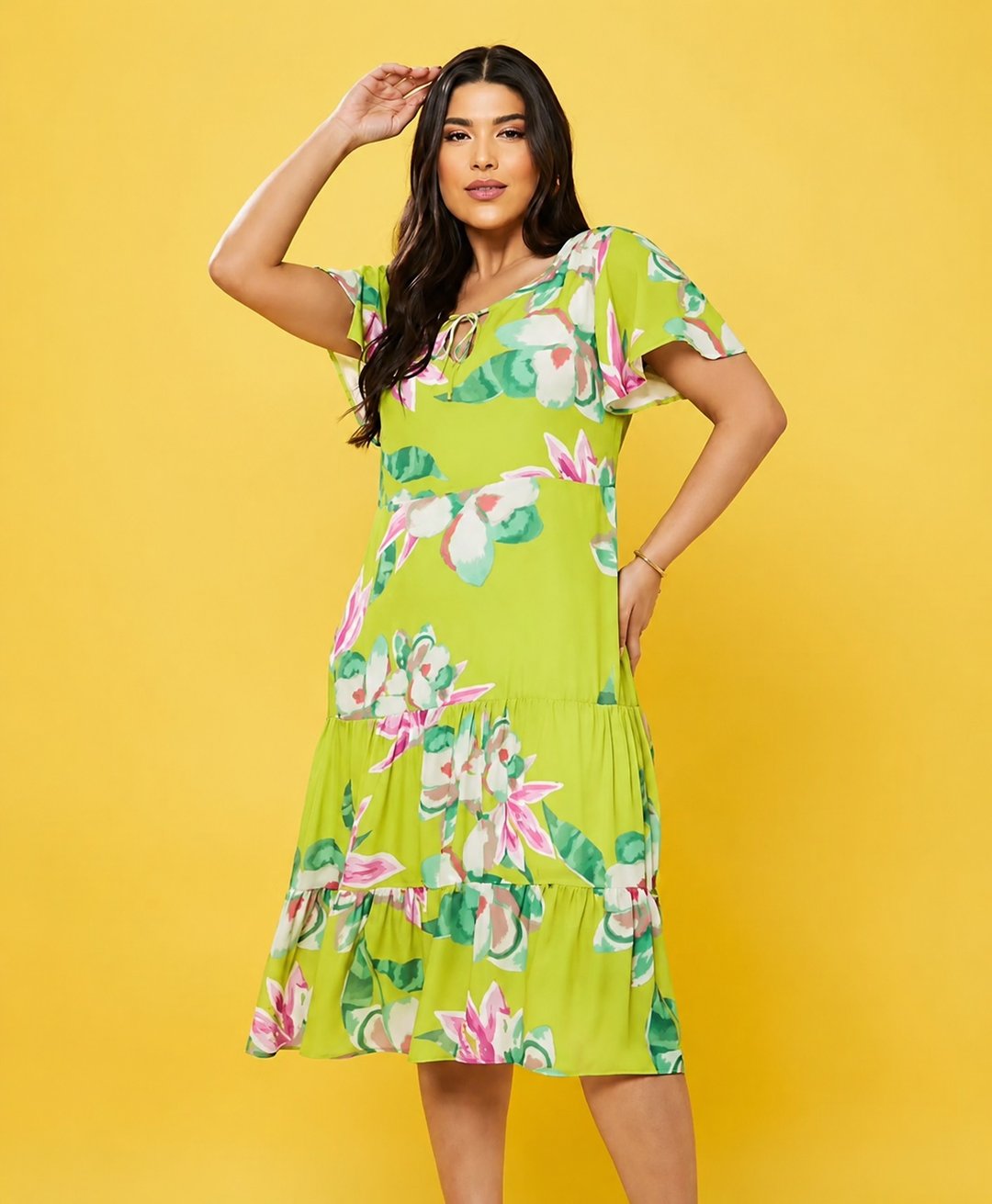 Vestido Plus size PS78 | Dryffer Fashion