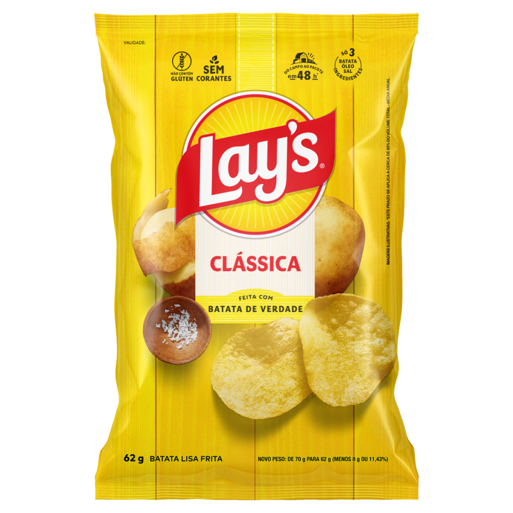 LAYS CLASSICAS 62GX26X1 PP | PEP Distribuidora