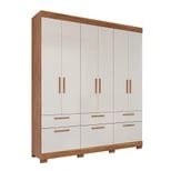 Roupeiro Panan Porto 6 Portas e 5 Gavetas | ELETRO KIT (7)