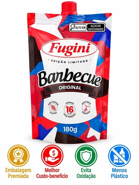 SACHE BICO FUGINI MOLHO BARBECUE 32X180G | Central de Negócios B2B