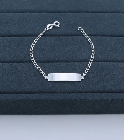 H1-94 PULSEIRA BABY PLAQUINHA | Everest Jóias