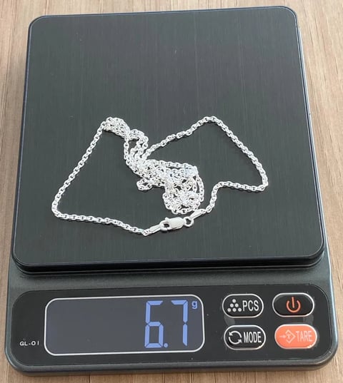 L5-13 Corrente Cartier/Cadeado 60cm 2mm | Everest Jóias