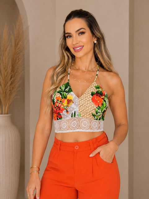 Blusa Floral BL85 | Dryffer Fashion