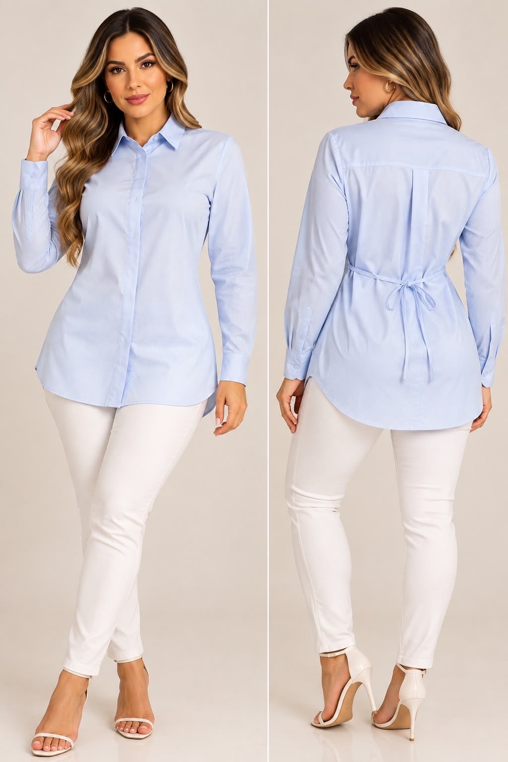 Camisa de tricoline BL205 | Dryffer Fashion