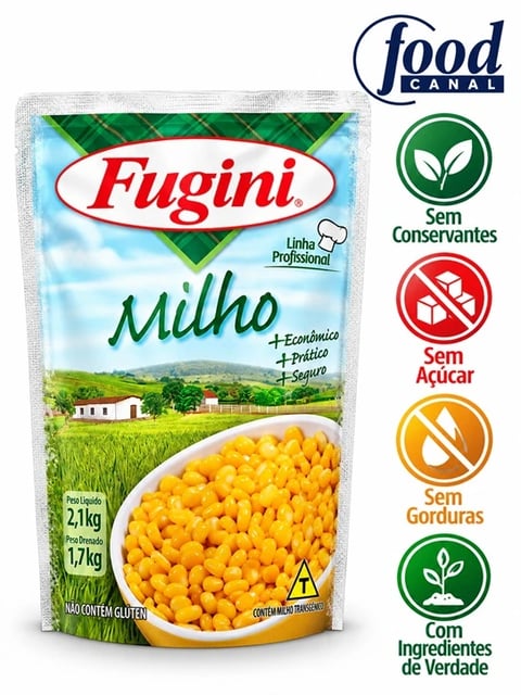 FOOD MILHO FUGINI 6X1,7KG | Central de Negócios B2B