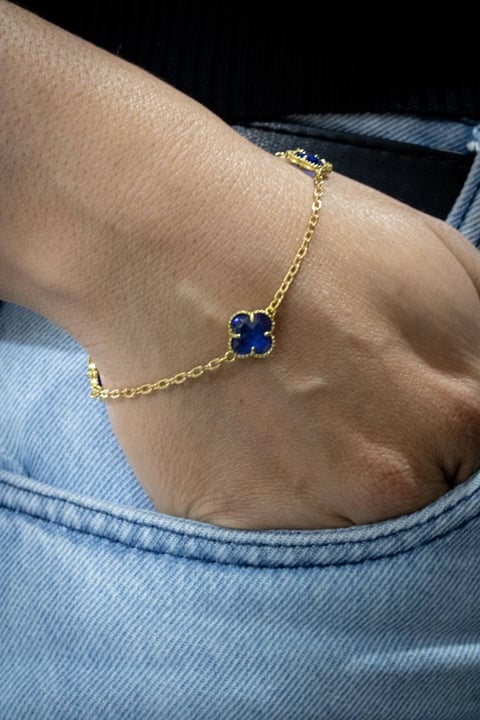 PULSEIRA VAN CLEEF AZUL | Everest Jóias