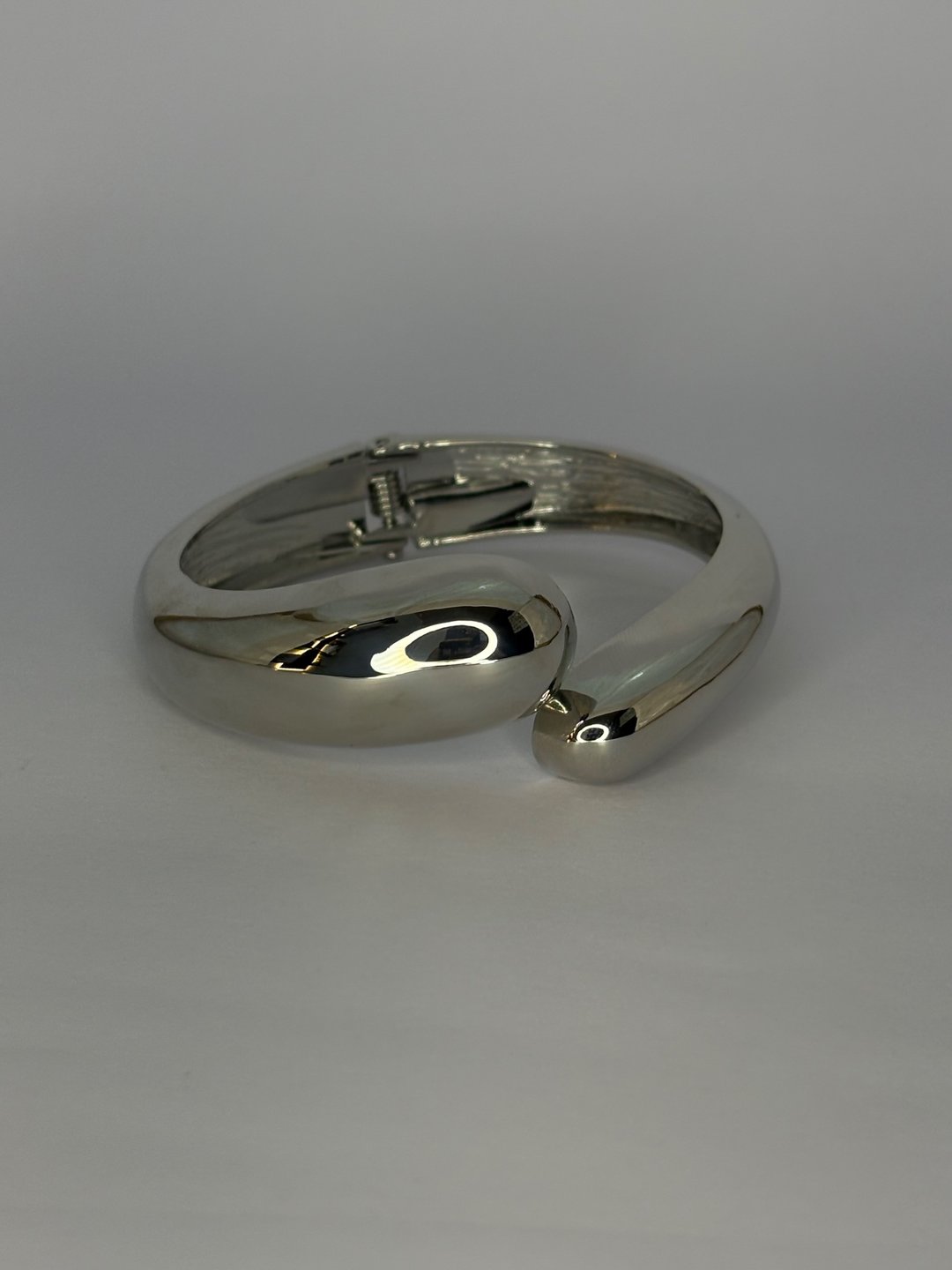 Bracelete aço prata | X1joias