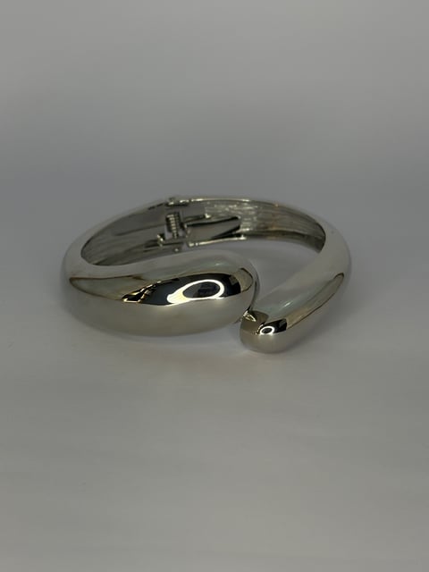 Bracelete aço prata | X1joias