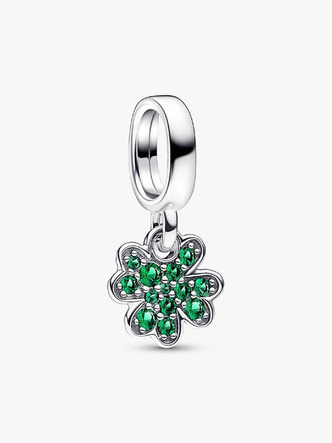 Charm pendente de trevo de quatro folhas | Like Joias e Acessórios