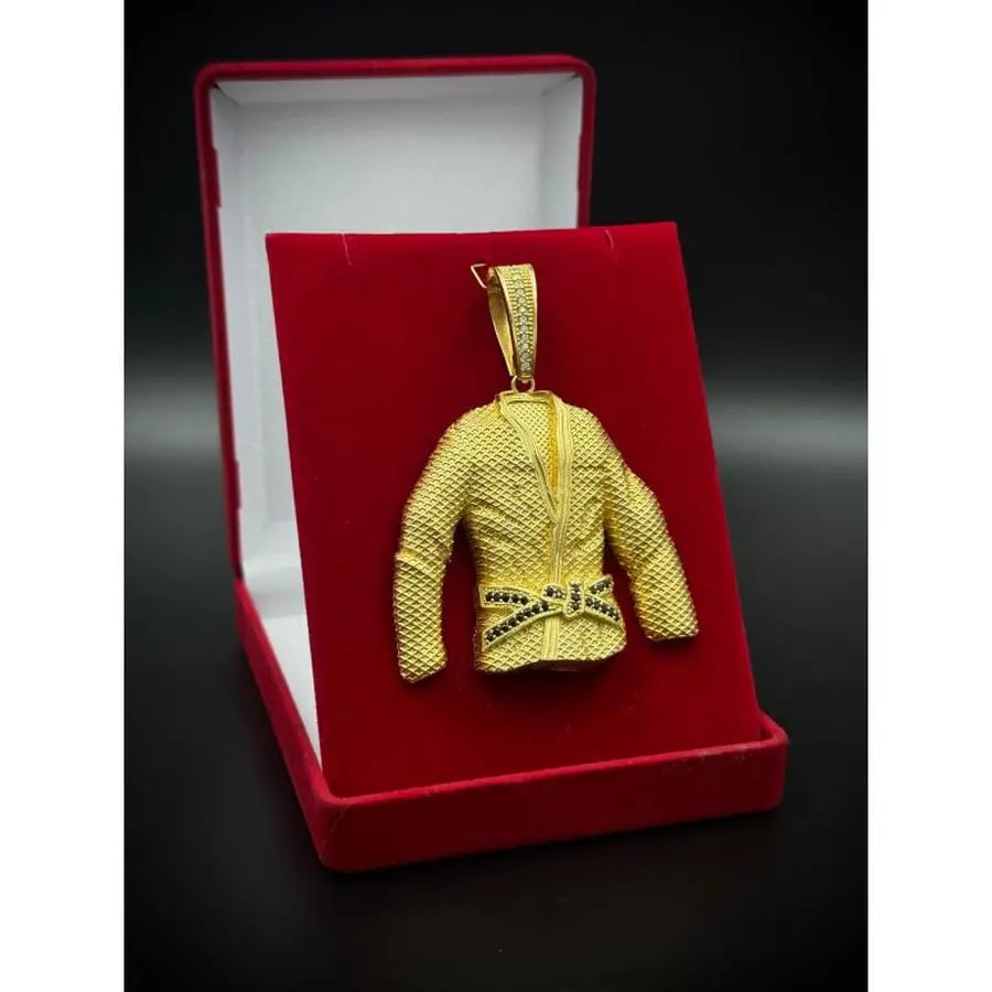 PINGENTE KIMONO 3D CRAVEJADO | Everest Jóias (2)