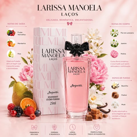Miniatura LARISSA MANOELA 25ml | Loja Chrysdape