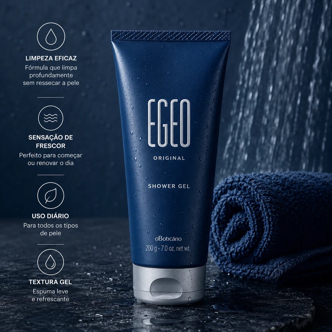 Shower Gel 200g EGEO ORIGINAL | Loja Chrysdape