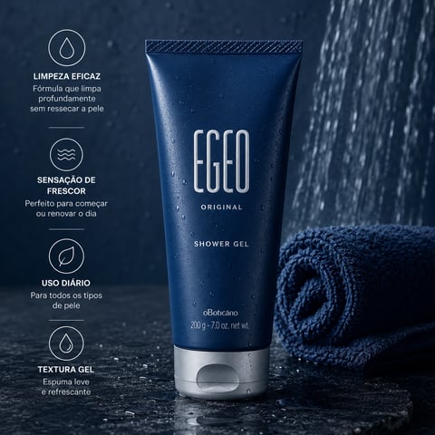 Shower Gel 200g EGEO ORIGINAL | Loja Chrysdape