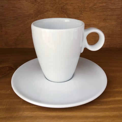 Xícara c/ Pires Moca Chá | Nah Porcelanas