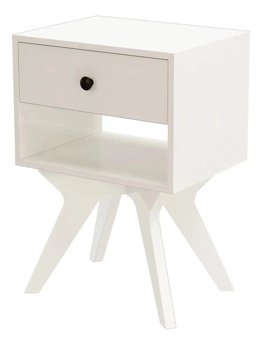 Mesa de Cabeceira Dalla Costa TW47WW com 1 Gaveta | ELETRO KIT (3)